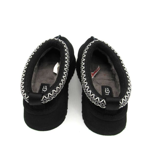 NWOB WOMENS SZ 12 BLACK UGG TAZZ 1112553 TASMAN BRAID SUEDE PLATFORM SLIPPERS | eBay in 2022 